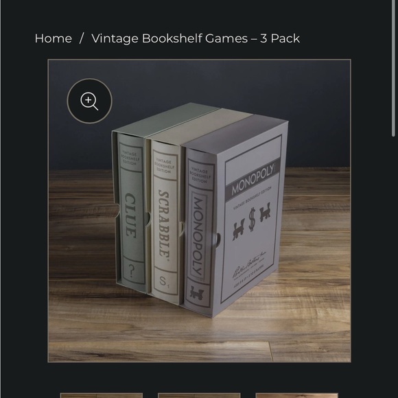 Brand New, Unopened Vintage Bookshelf Collection of Scrabble, Monopoly and Clue - Picture 2 of 4